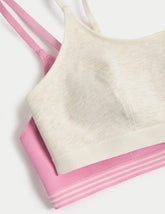 2pk Cotton First Bra Crop Tops Honesty Sales
